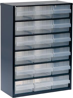 RAACO SchubLaden magazin mit 18 Laden Typ 150-02 blau Produktbild img1 L