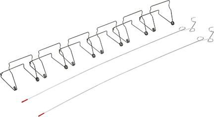Starter-Klemm-Set zur Staubschutztür / -wand Produktbild img1 L
