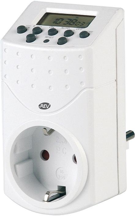 Zeitschaltuhr digital weiß REV Produktbild img1 L