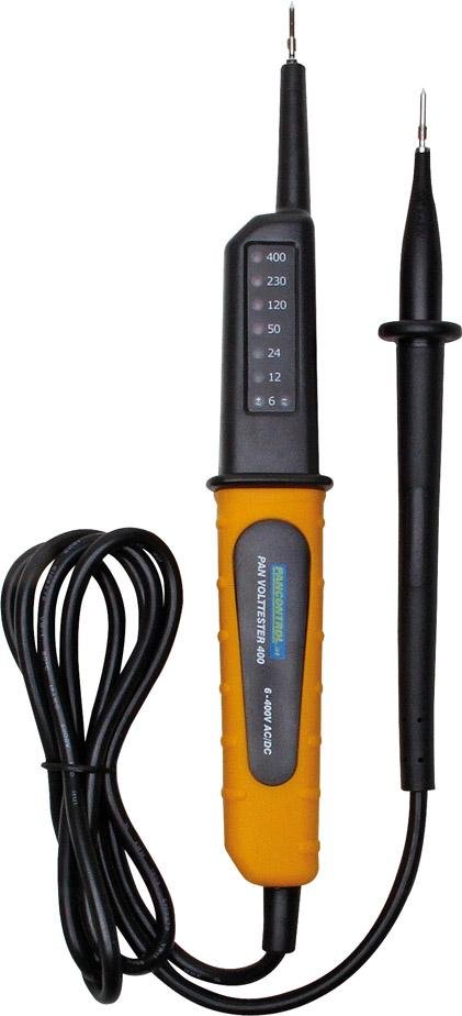 Spannungsprüfer mit LED 2-polig, 6-400 V AC/DC Produktbild img1 L