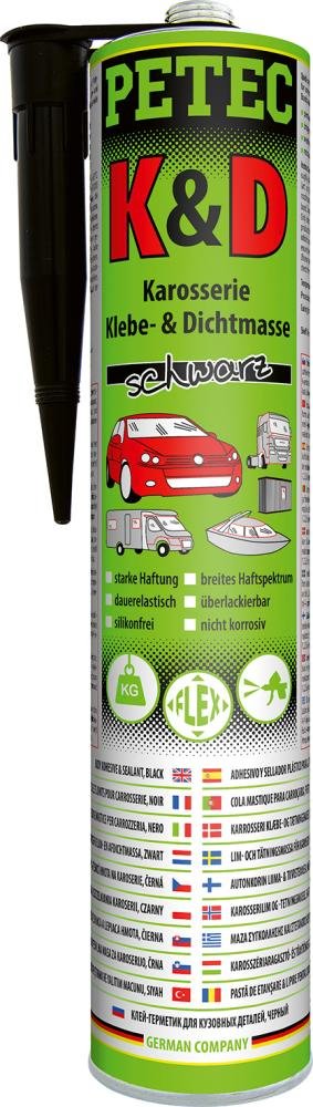 K+D Karosserie Kleb- Dichtmasse, schwarz,310ml Produktbild img1 L