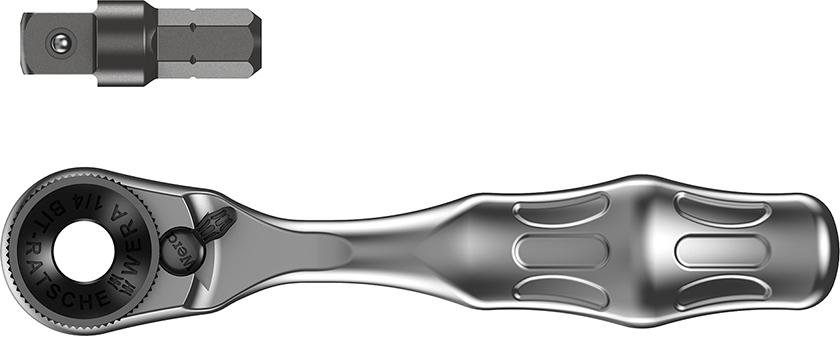 WERA Bit-Ratsche Zyklop Mini 1 1/4" 87mm Produktbild img1 L