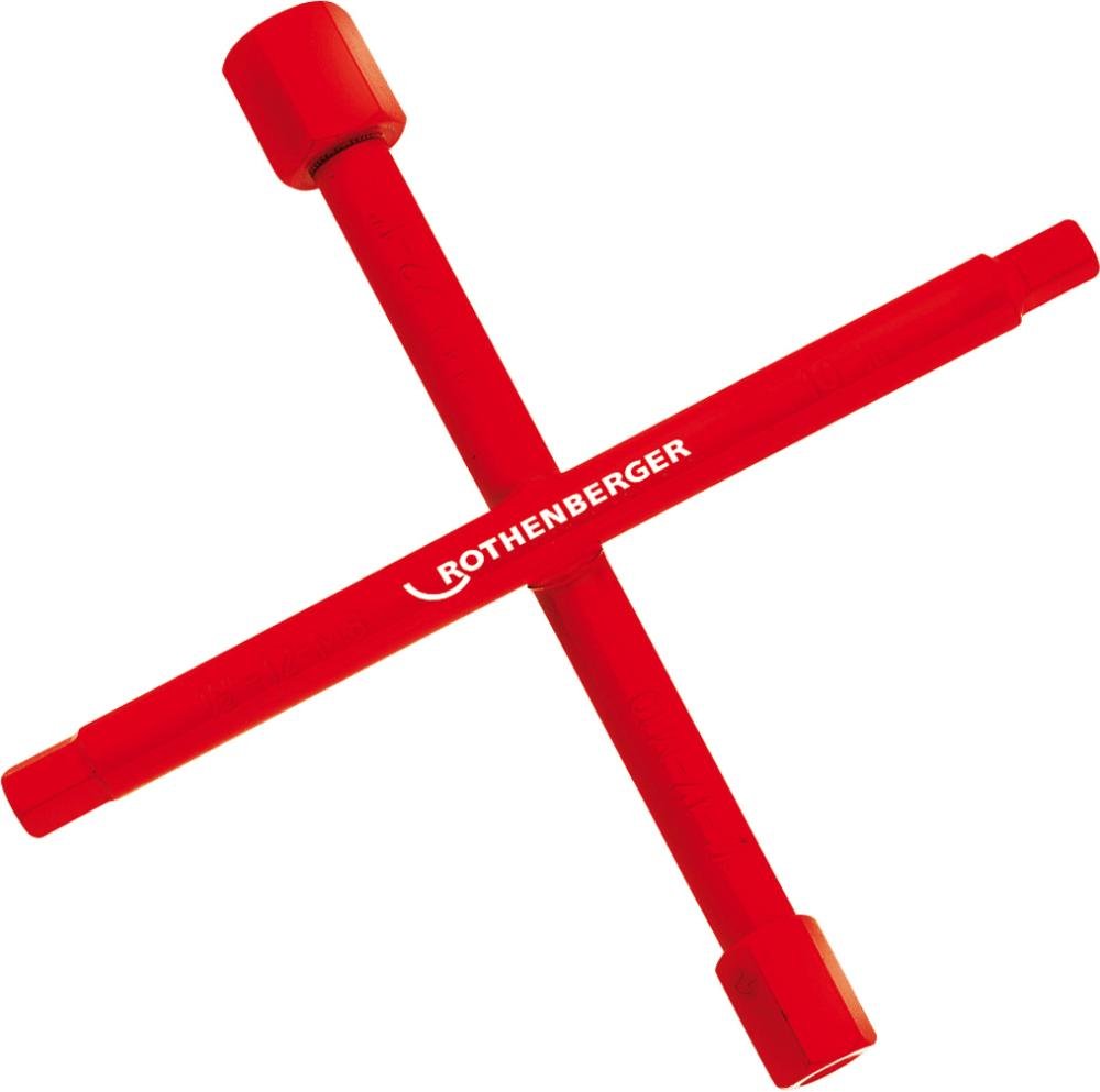 ROTHENBERGER Sanitär-Kreuzschlüssel 3/8"-1/2"-3/4"-1" Produktbild img1 L