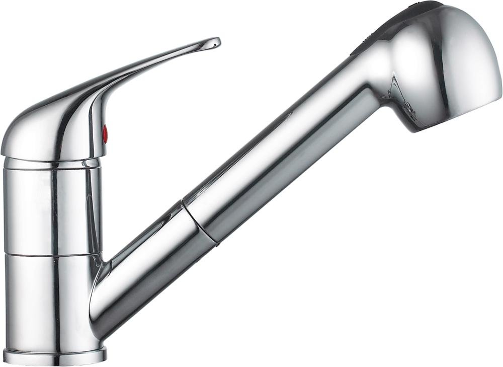 SUPRA Spültischarmatur, Chrom, mit herausz.Geschirrbrau. Produktbild img1 L