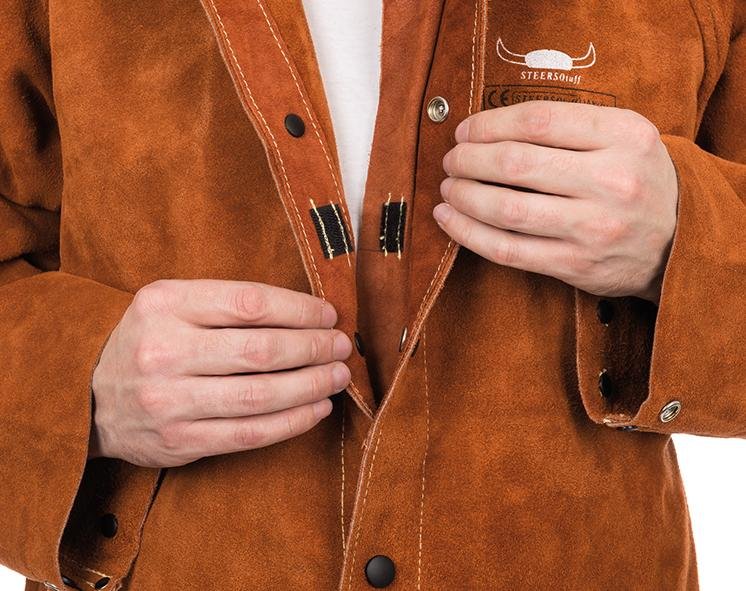 Schweißerlederjacke Lava Brown™ Nr. 44-7300 Produktbild img4 L