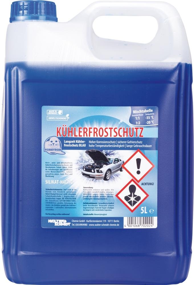 Kühlerfrostschutz R11 blau 5 Liter Robbyrob Produktbild img1 L