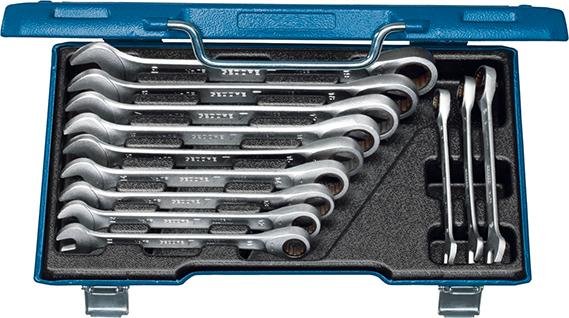 GEDORE Ratschenschlüssel-Satz umschaltbar 8-19mm 12-teilig in Metallkasten Produktbild img2 L