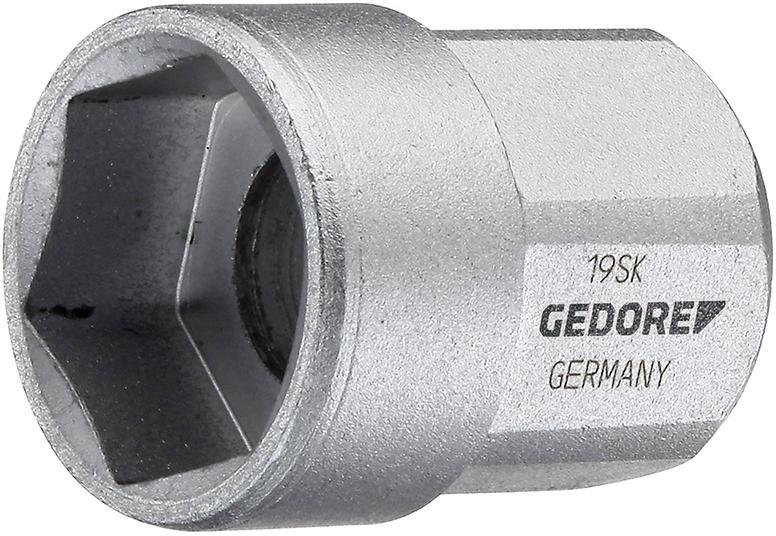 GEDORE Steckschlüsseleinsatz Antrieb 1/2"-sechskant außen Abtrieb 6-kant 12x25mm Produktbild img1 L