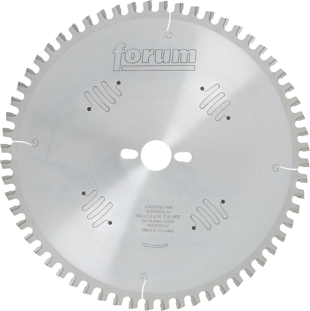 FORUM Hartmetall-Kreissägeblattø 303x3,2x30mm 60 Zähne DH n. Produktbild img1 L