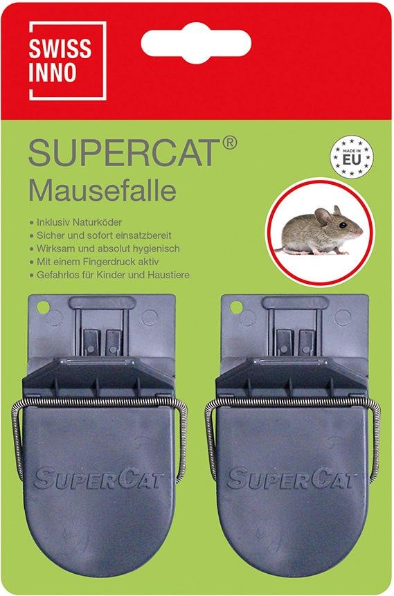 Mausefalle Supercat 2er inkl. Köder Swissinno Solution Produktbild img1 L