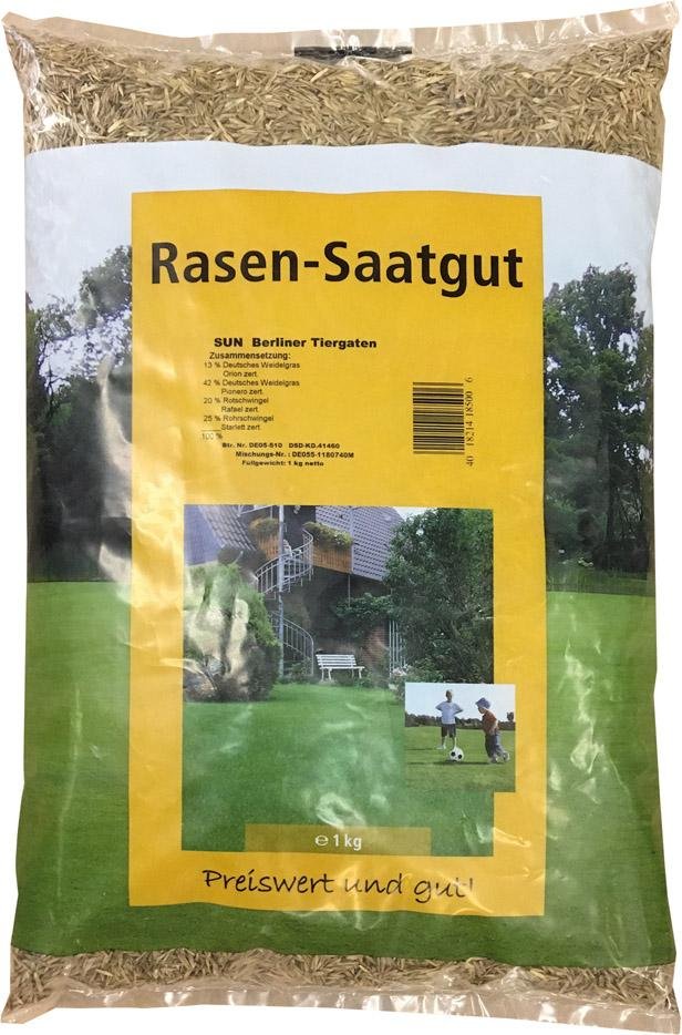 Berliner Tiergarten 1 kg - Rasensamen SUN Produktbild img1 L