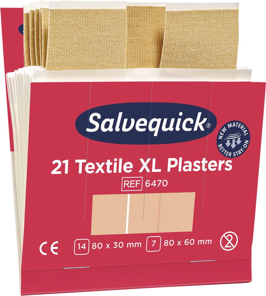 SALVEQUICK Pflasterabschnitt Salvequick Refill6470 elastisch 21 Stück Produktbild img3 L