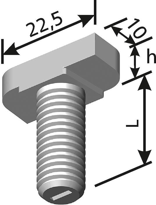 Hammerkopfschrauben HS 28/15, Edelstahl A4 Güte A4-70, Handelsverpackung Produktbild img2 L