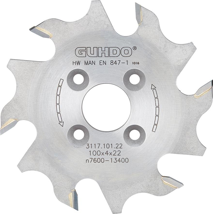 LAMELLEN-Nutfraeser HW 100X4,0X22 mm Z6 Guhdo Produktbild img1 L