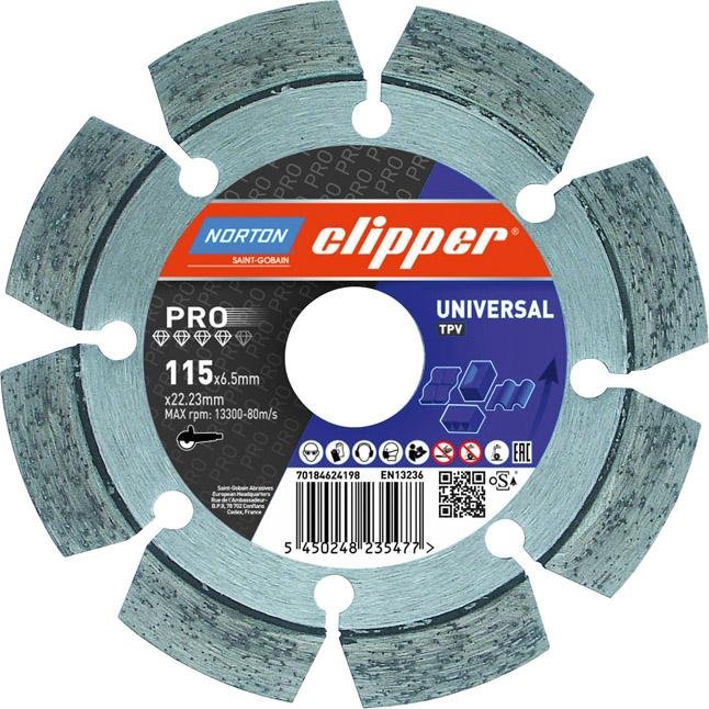 Rissfräser Pro Universal TP-V 125 x 22,23 mm CLIPPER Produktbild img1 L