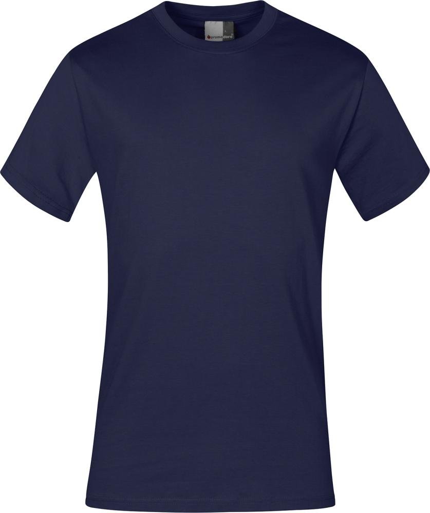 T-Shirt Premium, Gr. 2XL, navy Promodoro Produktbild img1 L