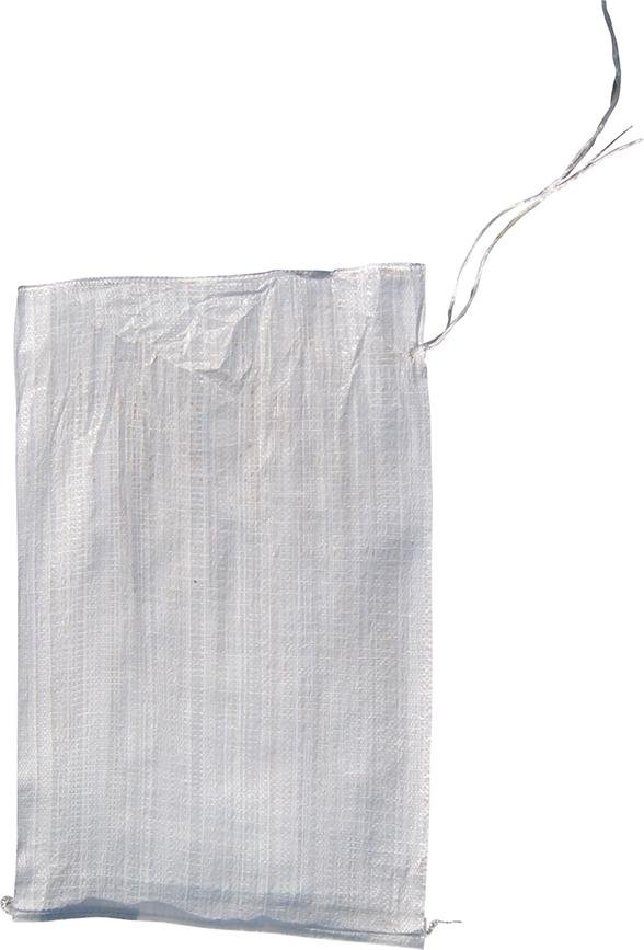 Sandsack PP-Gewebe weiß 400x600mm m. Bindeband Produktbild img2 L