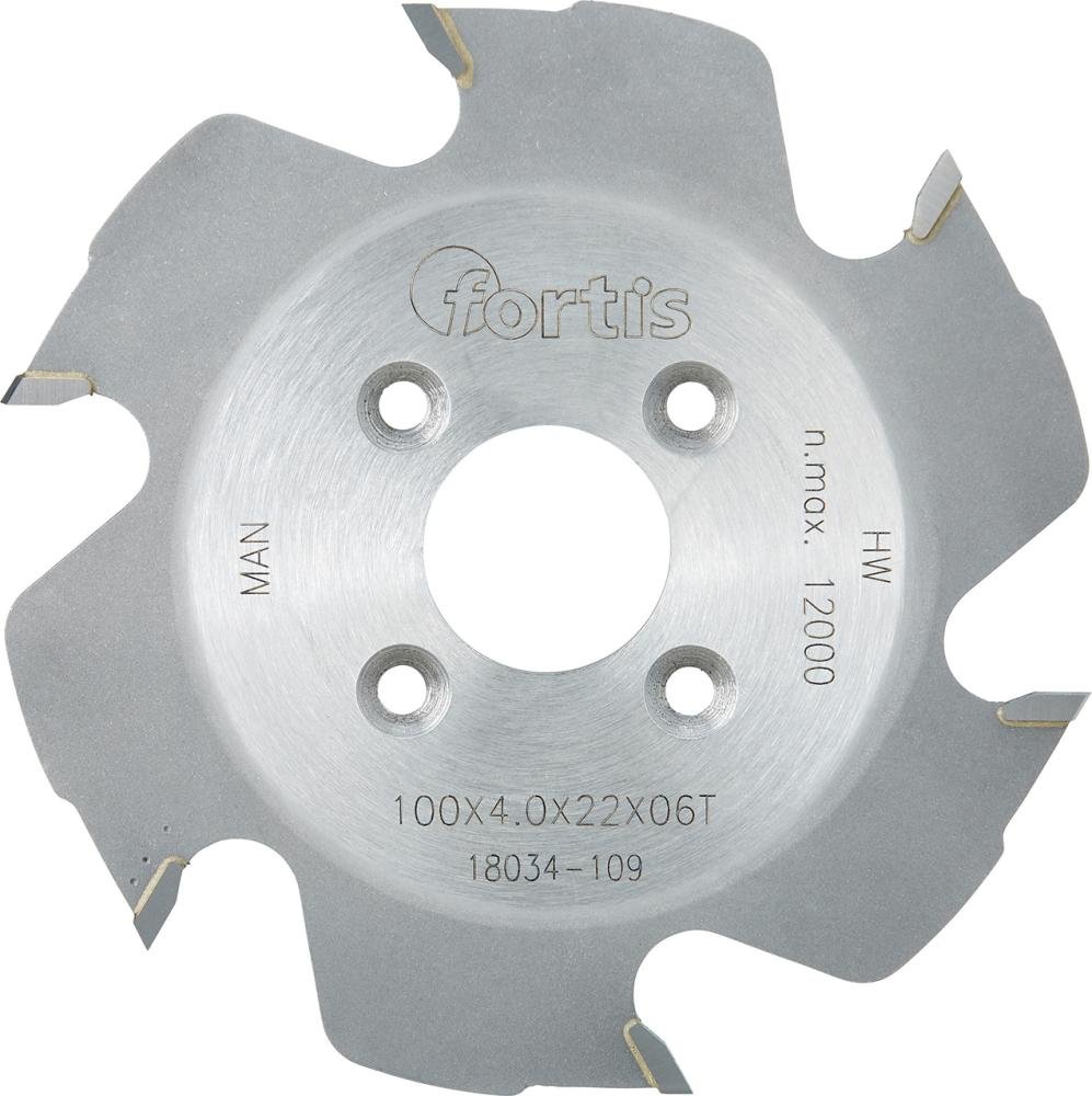 HW-Lamellen-Nutfräser 100x4,0x22 Z6W FORTIS Produktbild img1 L