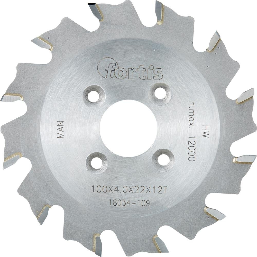 HW-Lamellen-Nutfräser 100x4,0x22 Z12W FORTIS Produktbild img1 L