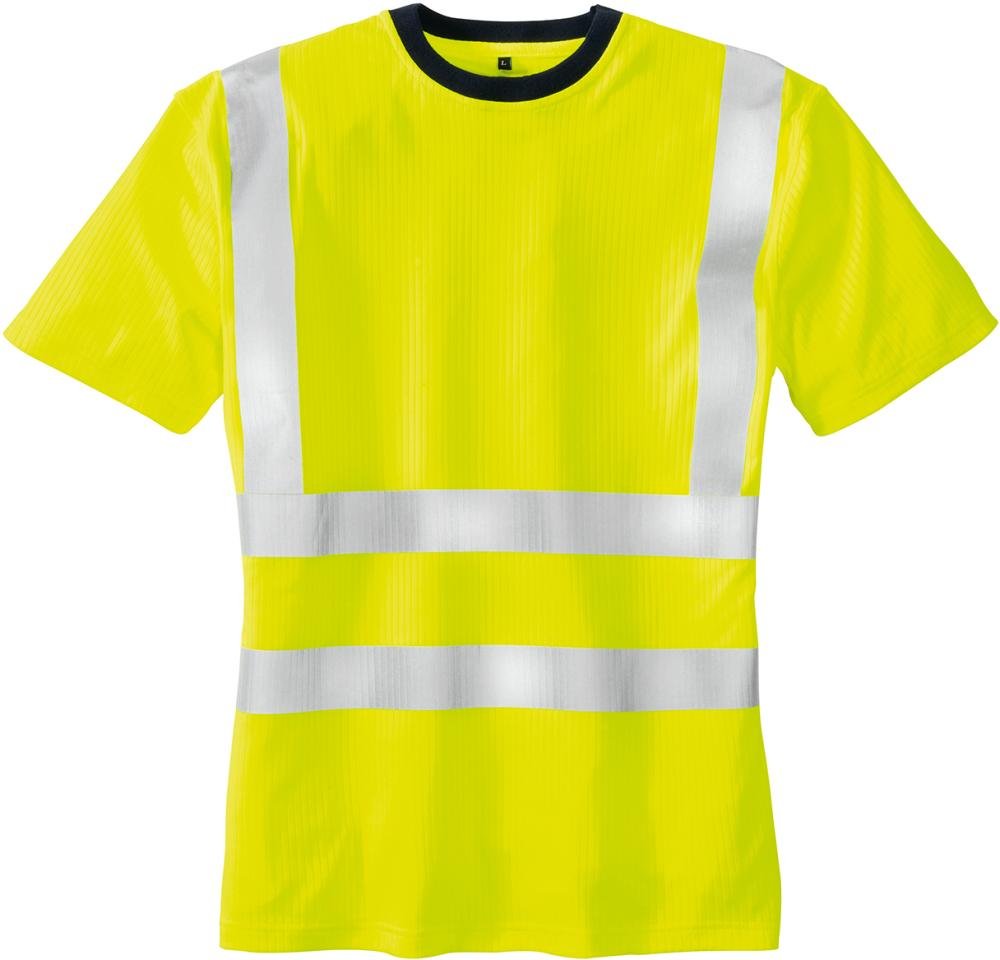 teXXor Warnschutz-T-Shirt HOOGE,leuchtgelb, Gr. L Produktbild img1 L