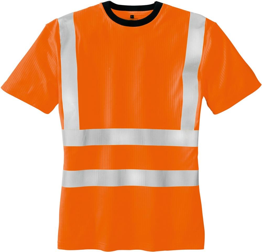 teXXor Warnschutz-T-Shirt HOOGE,leuchtorange, Gr. S Produktbild img1 L