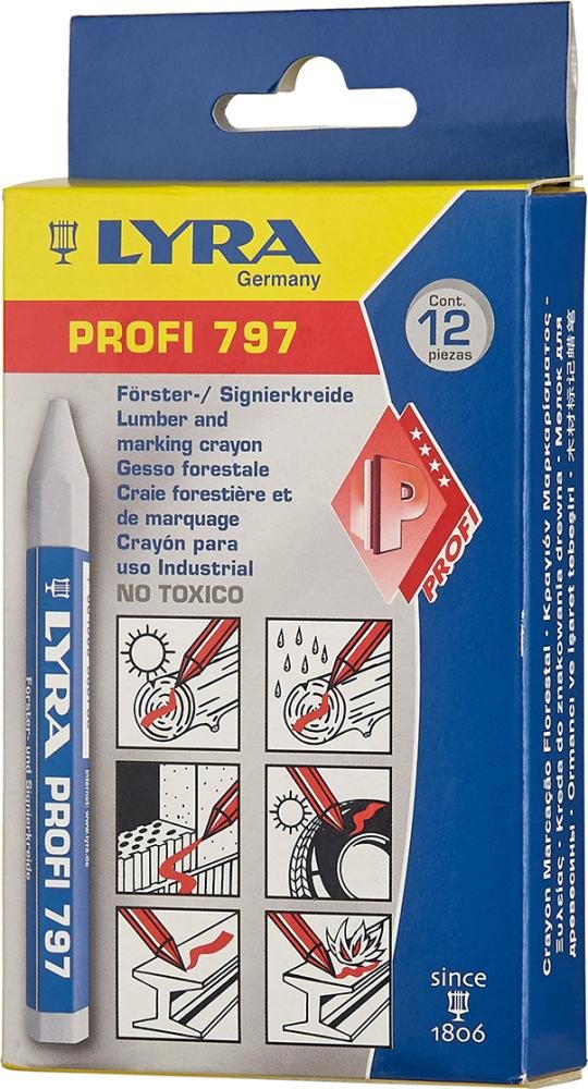 Förster- und und Signierkreide 797 weiß a12Stück LYRA Produktbild img2 L
