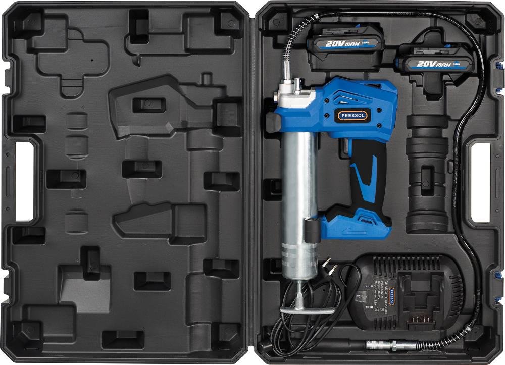 Akku-Fettpresse 20V/2Ah Kart. 400g 500ccm Pressol Produktbild img2 L