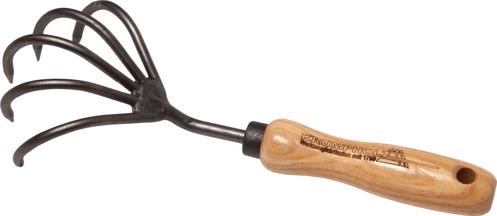 Handgrubber 5 Zinken mit Eschengriff Produktbild img1 L