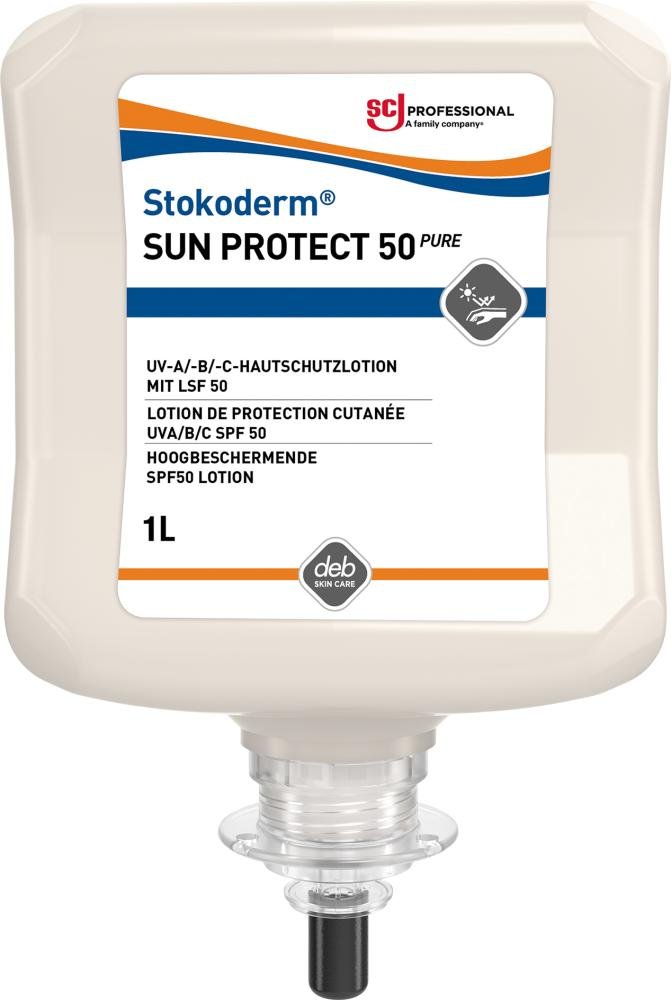 Stokoderm Sun Protect 50 PURE UV-Hautschutz 1 l Kartusche Produktbild img1 L