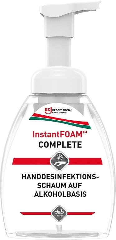InstantFOAM Complete Schaum-Handdesinfektion 250 ml Flasche Alkoholbasis Produktbild img1 L