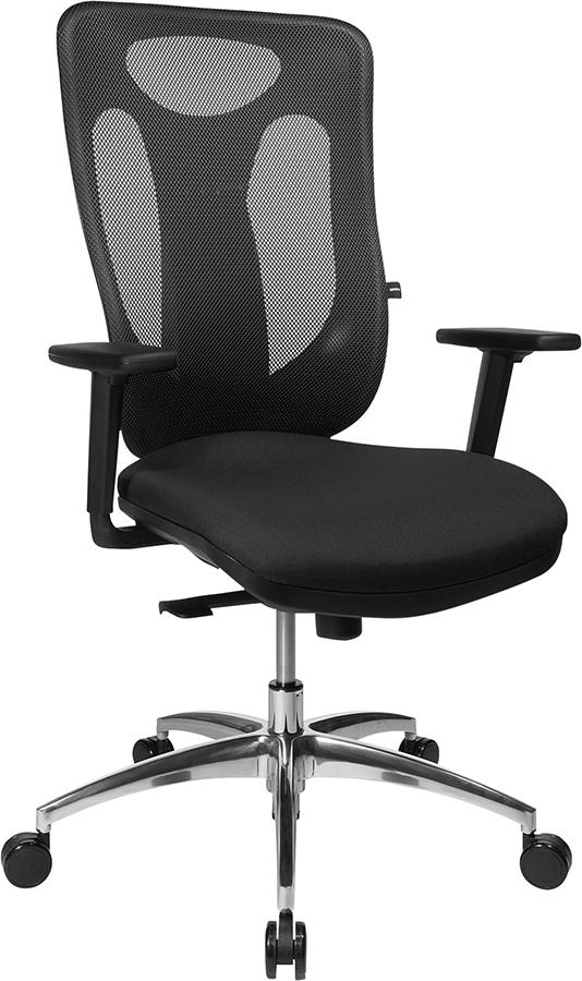 TOPSTAR Sitness Net Pro 100 Sitz B450xT460xH460- 560mm Gesamth 1070-1200mm Lehnenhöhe 650mm schw Produktbild img5 L