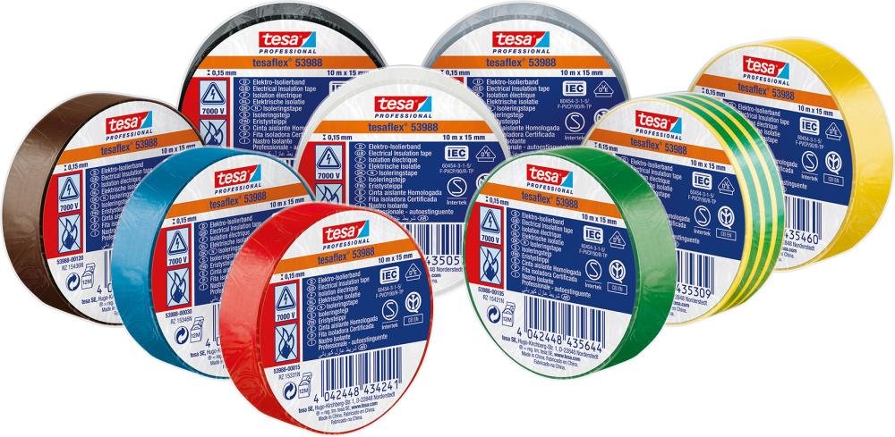 tesaflex® PVC-Elektroisolierband 53948 Produktbild img1 L