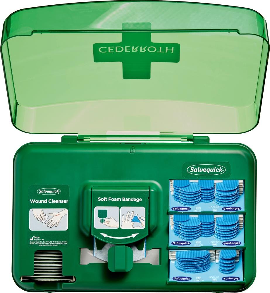 Wound Care Dispenser blueErste Hilfe Spender CEDERROTH Produktbild img1 L