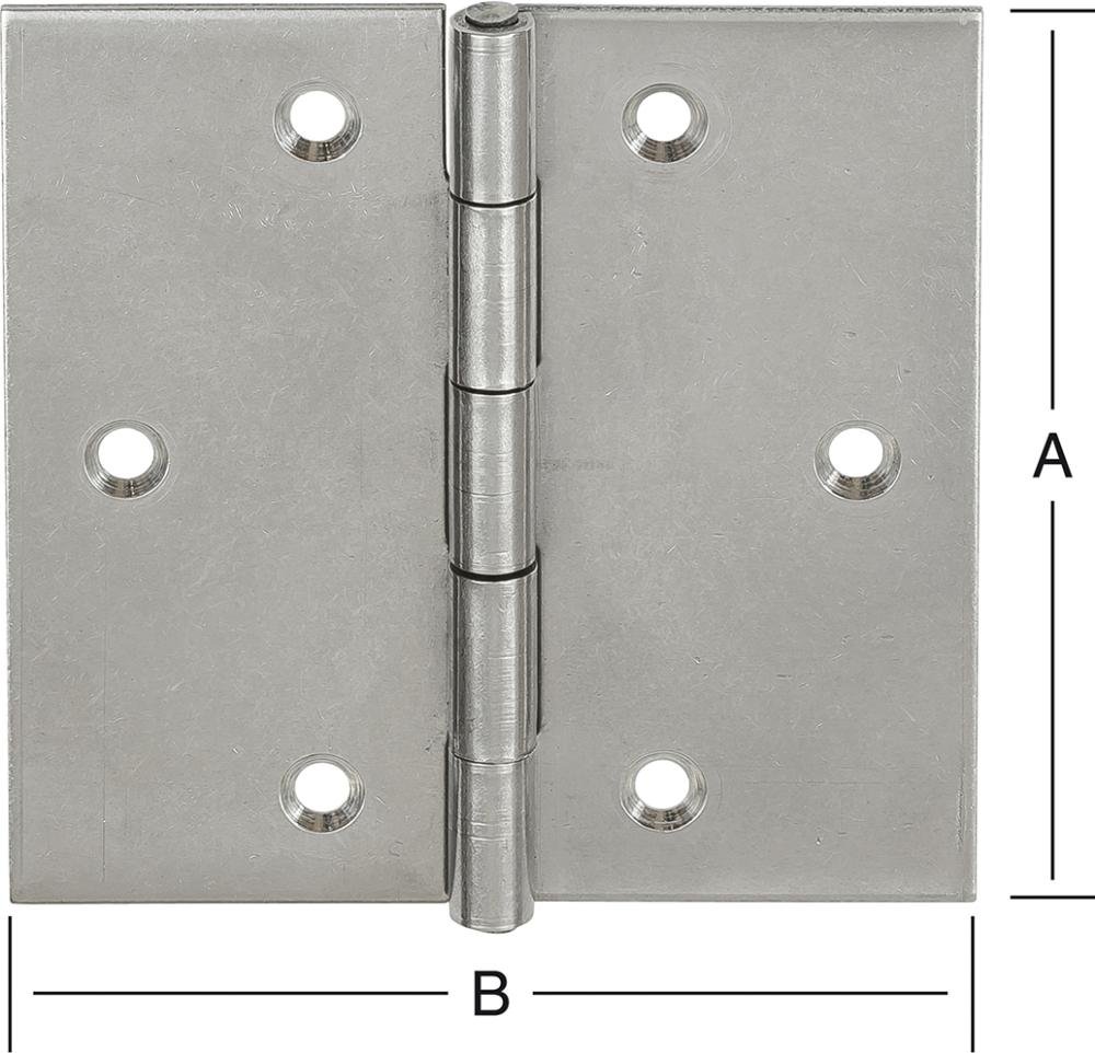 Scharnier, käntig DIN 7954 C Produktbild img1 L
