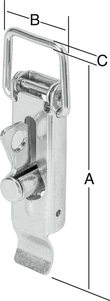 Kistenverschluss 110x37 mm verzinkt VORMANN Produktbild img1 L