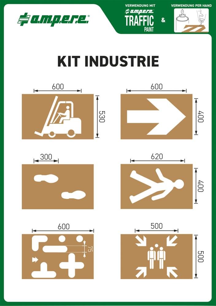 Schablonenset Schablonen KIT Industrie Produktbild img1 L