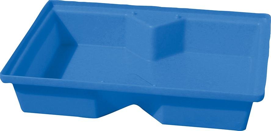 PE-Auffangwanne ohne Rost für Kleingebinde 80x60,5x17cm, 43 Liter Produktbild img1 L