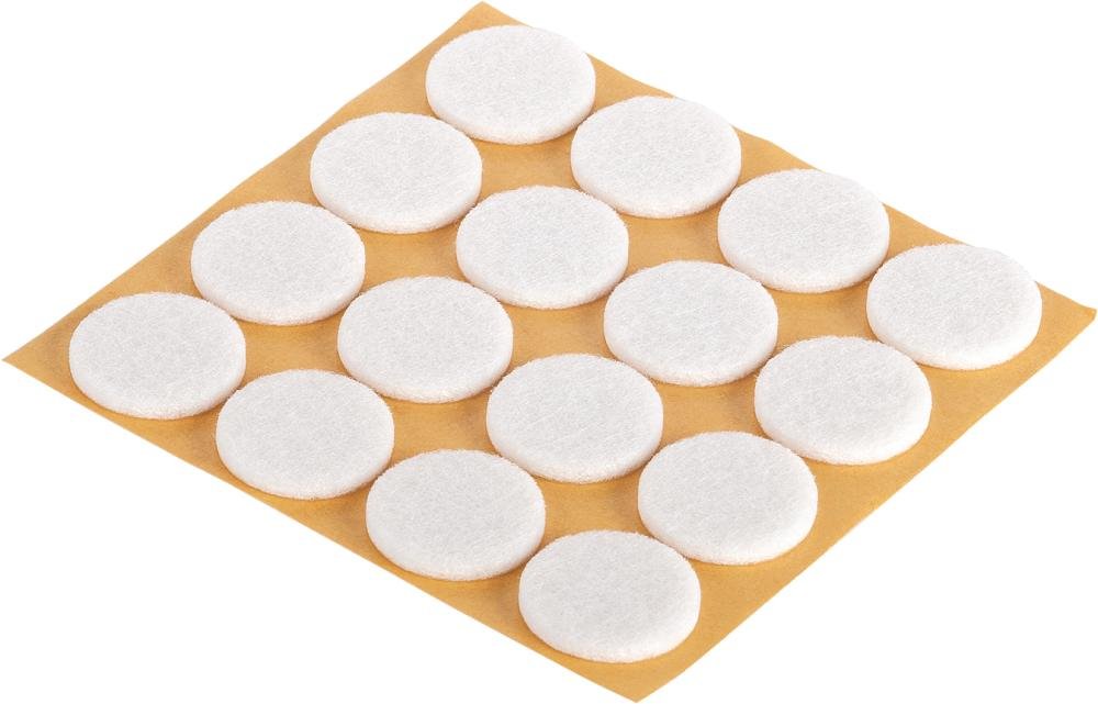 Filzgleiter PREMIUM fix-o-moll®, rund, weiß Produktbild img3 L