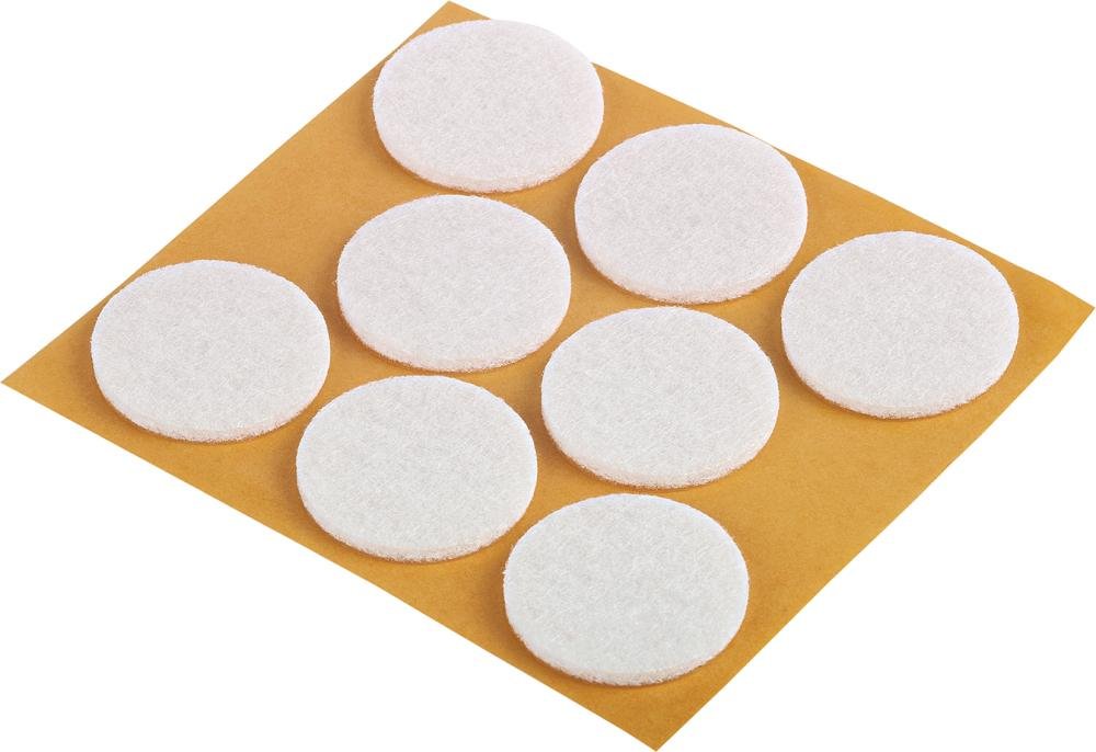 Filzgleiter PREMIUM fix-o-moll®, rund, weiß Produktbild img5 L