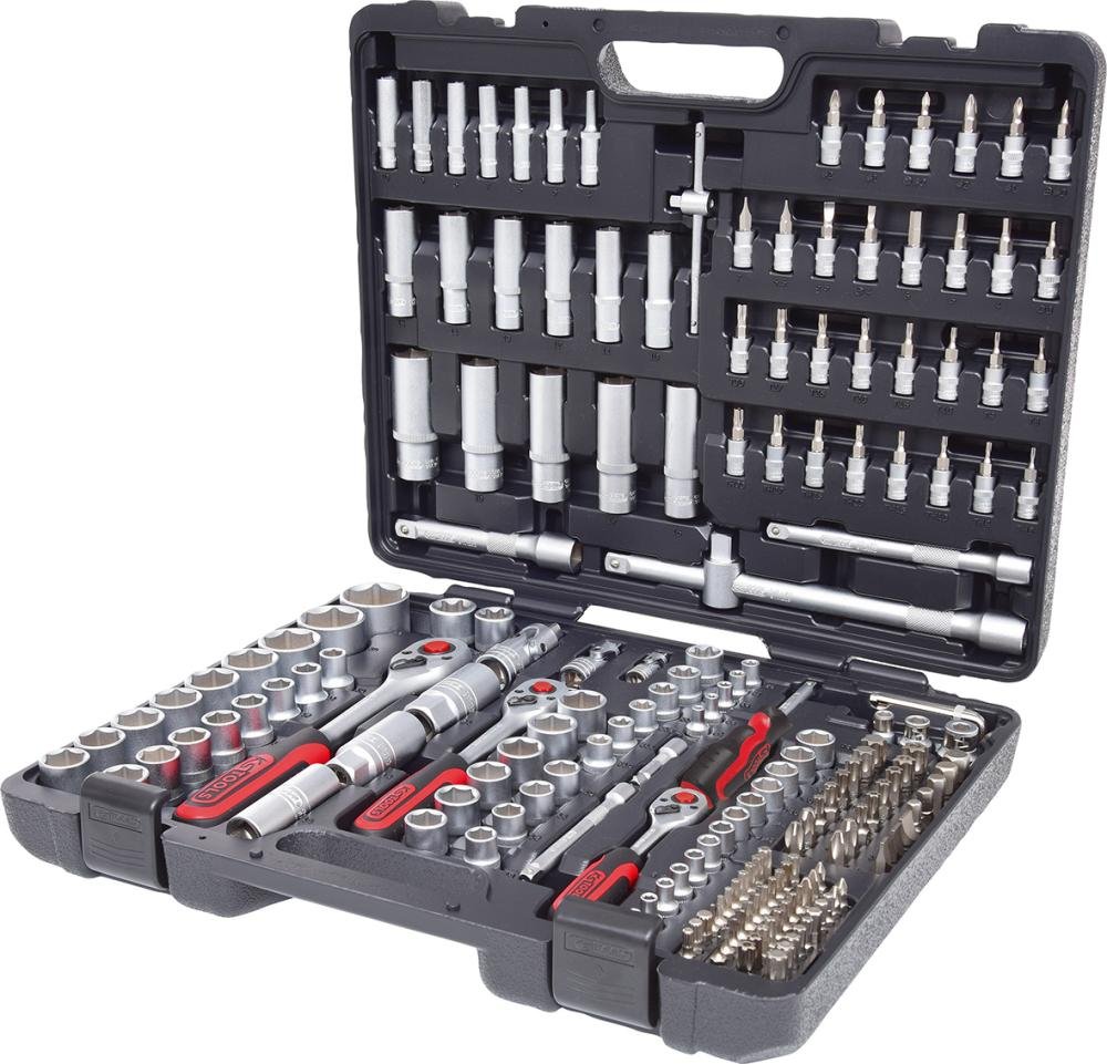 Steckschlüssel-Garnitur 1/4"+3/8"+1/2" 195-teilig KS Tools Produktbild img1 L