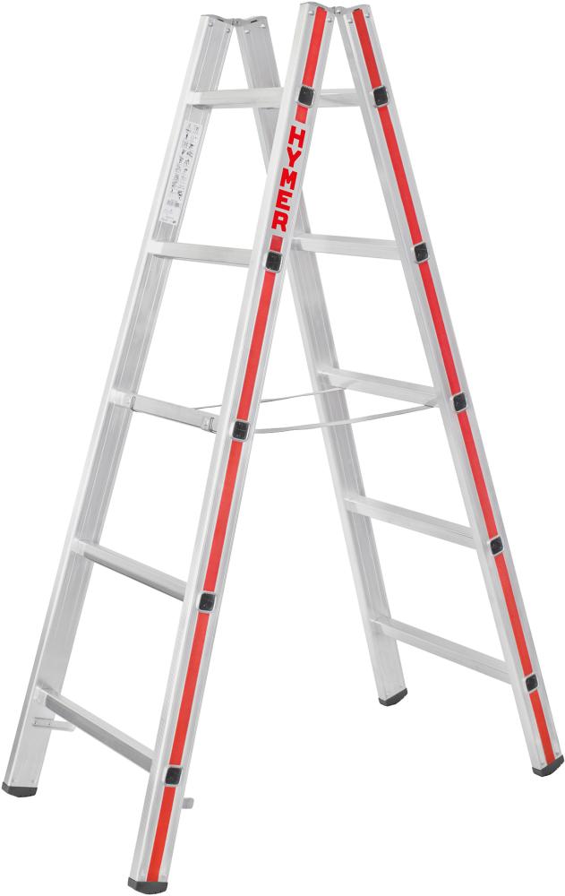 Sprossenstehleiter, beidseitig begehbar Produktbild img1 L