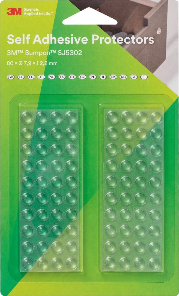 Bumpon, 80 Stk. Elastikpuffer Transp. 7,9 x 2,2mm Produktbild img1 L