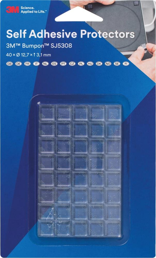 Bumpon, 40 Stk. Elastikpuffer Transp. 12,7 x 3,1mm Produktbild img1 L