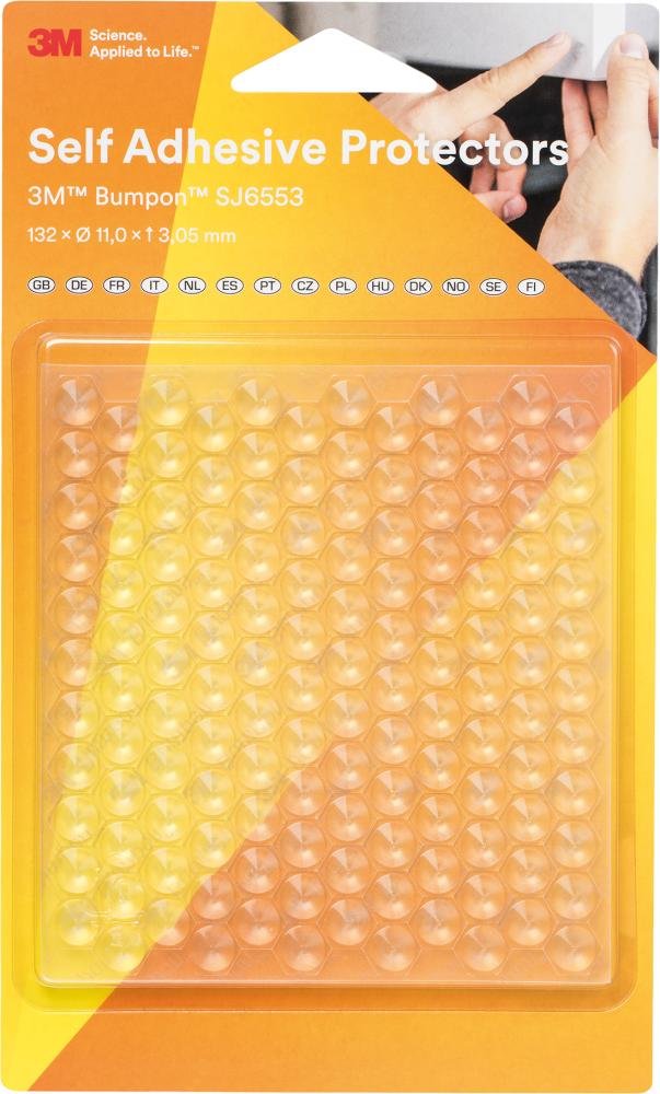 Bumpon, 132 Stk. Elastikpuffer Transp 11,0 x 3,05mm Produktbild img1 L