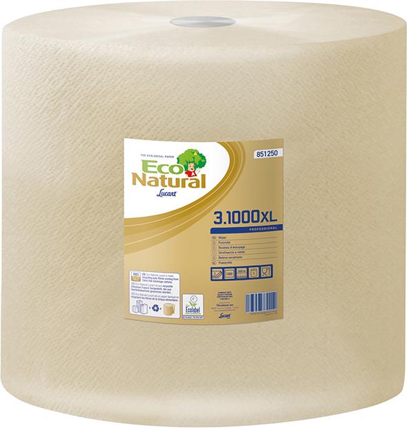 Werkstatthandtuchrolle Eco Natur 3-lagig 1000 Blatt 360x360mm Produktbild img1 L