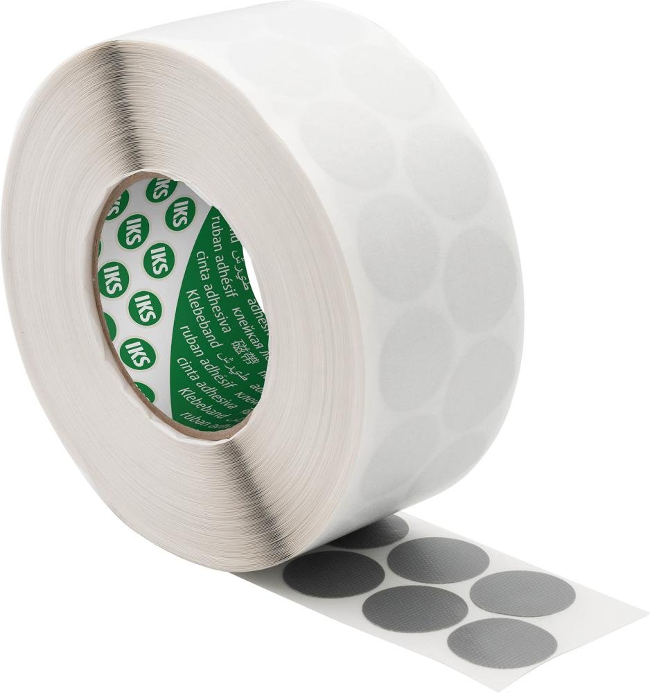 Ronden/ Klebepunkte Gewebeklebeband 30mm grau, 3.125 Stk pro Rolle Produktbild img1 L