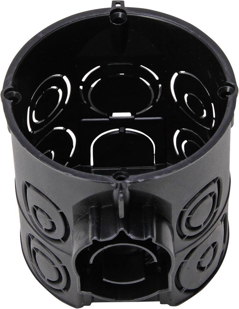 Schalter-Dose ISO 60mm Ø 61mm tief schwarz Kopp Produktbild img1 L