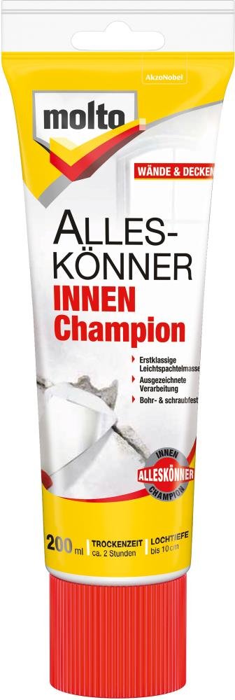 Fertigspachtel 200 ml Champion lleskoenner innen molto Produktbild img1 L