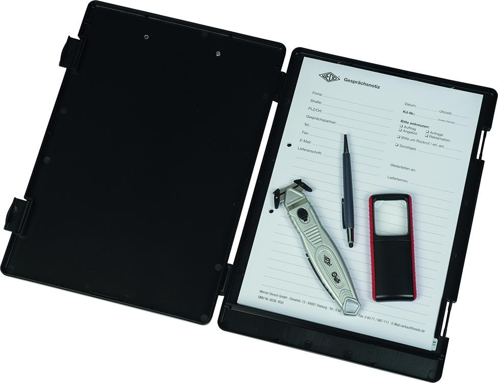 Klemmbrett A4 S m. Aufbewahrungsfach Produktbild img3 L