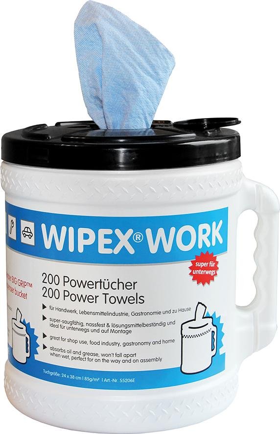 WIPEX-WORK Big Grip Dispenser Bucket Wischtuchspender inkl. Rolle Produktbild img1 L